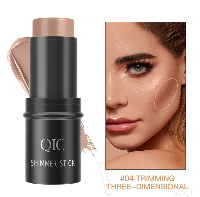 QIC fard in polvere multifunzione penna cosmetica lucida perlata lucente luccicante opaco illumina naturalmente il trucco del viso_voghion.com