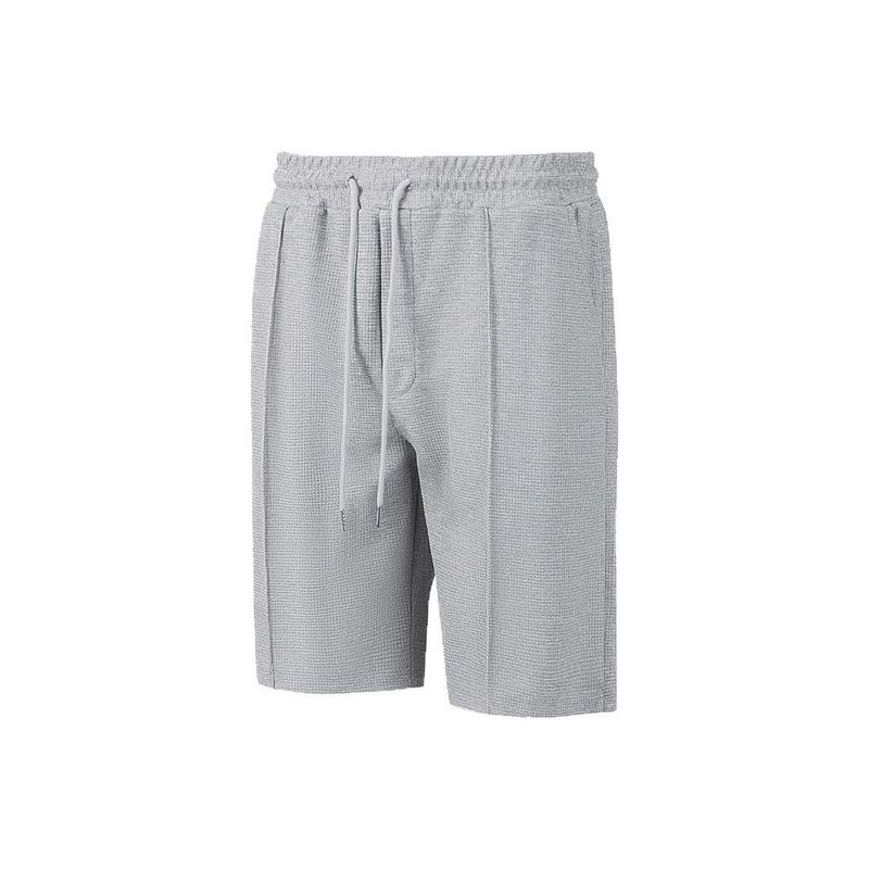 Short décontracté d'extérieur gaufré de couleur unie pour homme, de qualité imbattable, tendance et tendance, été 2025_voghion.com