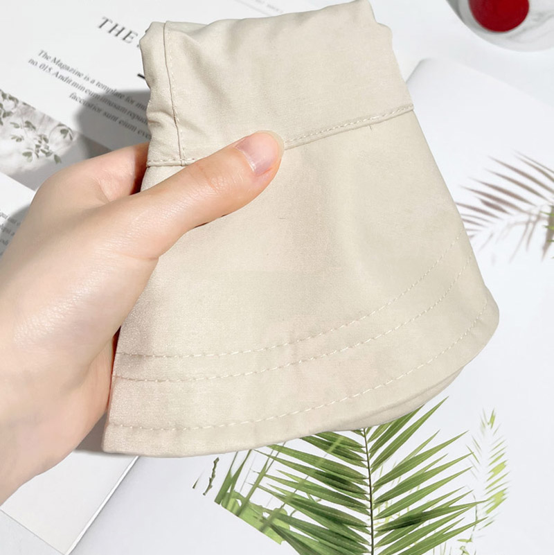 New Arrivals Foldable Wide Brim Sun Hat Drawstring Adjustable Caps for Men Women Beach Hats Summer Quick-drying Visors Fisherman Cap_voghion.com