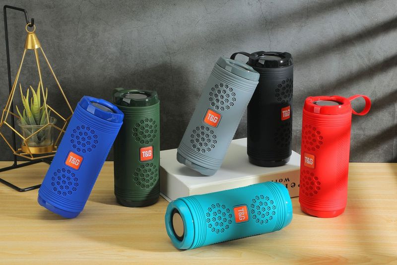 TG617 Silikon-Bluetooth-Lautsprecherbox für Freisprechanrufe, atemberaubende Bass-Sprachübertragung, neuer Komfort im Freien_voghion.com