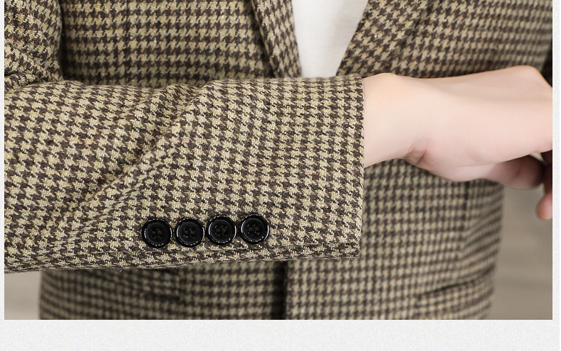 2024 nuovi abiti da uomo in stock piccoli abiti stile coreano moda plaid giacca casual da uomo all'ingrosso_voghion.com