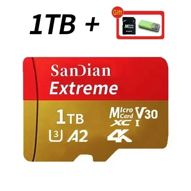 Original SD 1TB Large Capacity Memory 128GB/256GB Mini TF 512GB High Speed Flash Card For PC/Desktops//Cameras_voghion.com