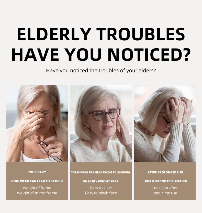 Reading Glasses Two Color Gradient Elastic Paint Frame Spring Legs Old Light Mirror Rivet Round Reading Glasses_voghion.com