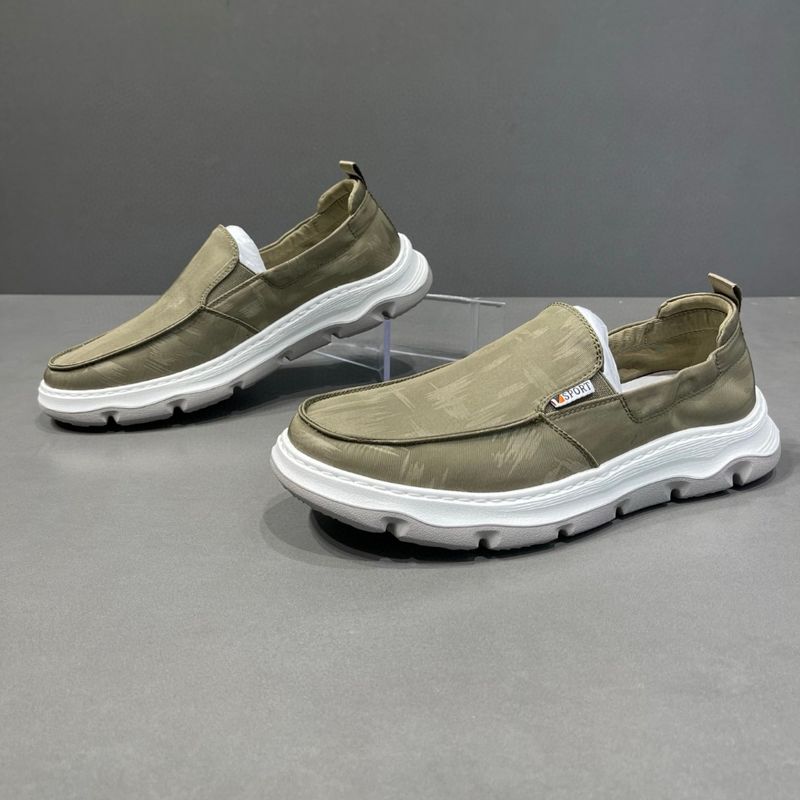 Nuova tendenza moda in tessuto di seta ghiacciata, moda bassa, scarpe da uomo, persone pigre, facili da indossare, comode e_voghion.com