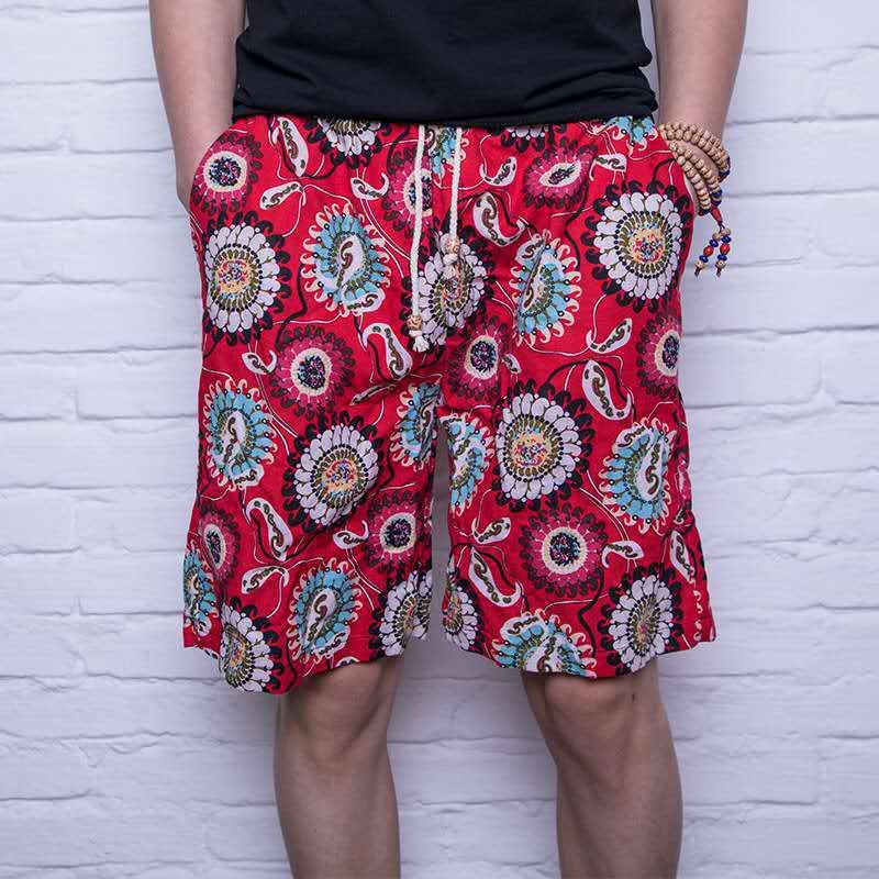 Premium Products 2024 Loose Summer Beach Surfing Pants 3D Printed Pattern Trendy Men's Shorts_voghion.com