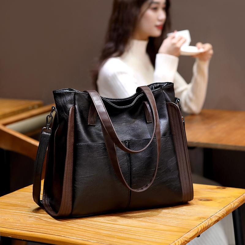 Net Red Same Style Canvas Large Capacity Single Shoulder Large Bag Women 2020 nuova borsa tote semplice alla moda_voghion.com