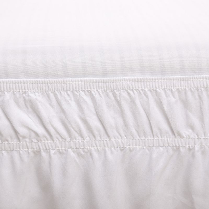 Gonna elastica per letto - Tinta unita con design antiscivolo (facile da installare, adatta a materassi da 20 a 40 cm, antipiega, Queen/King size)_voghion.com