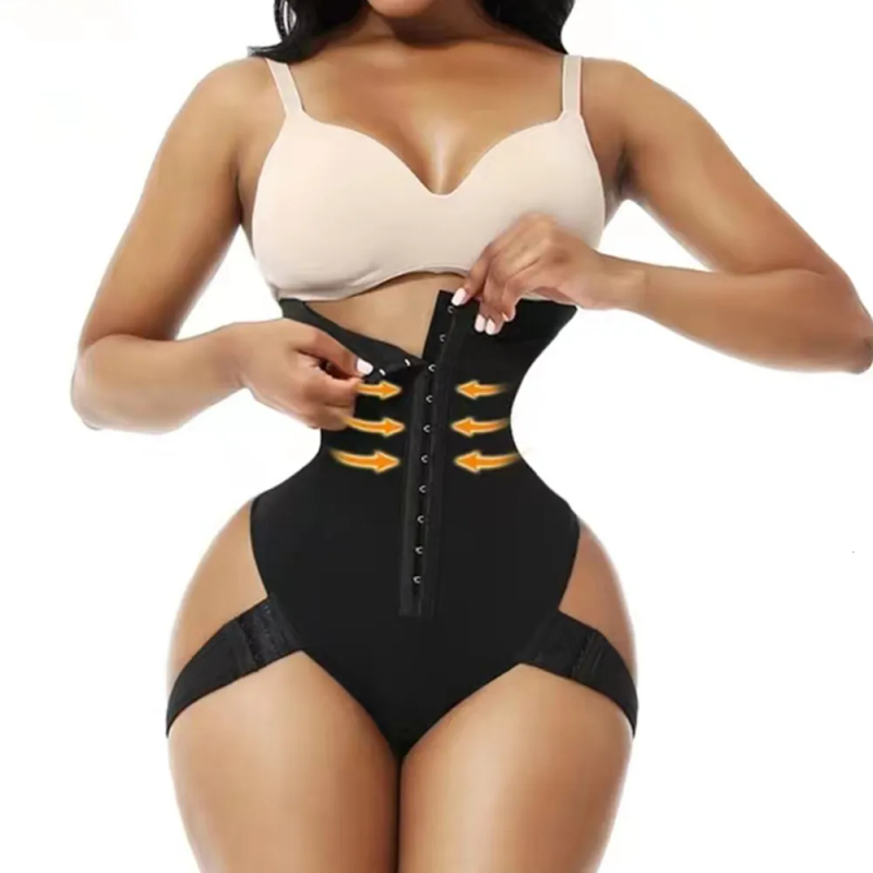 Taille Ventre Shaper LMYLXL Taille Haute Abdomen Butt Lifter Culotte De Contrôle Brève Butin Ascenseur Sans Couture Shapewear Minceur_voghion.com