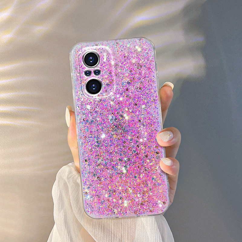 Luxus Gypsophila Glitter Bling Farbe Telefon Fall Für Samsung Galaxy A7 A72 A52 A42 A32 A22 A12 4G 5G A02 A02S M02 Silico_voghion.com