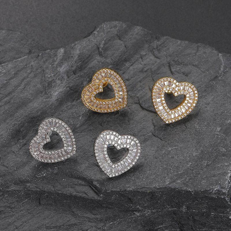 Orecchini a forma di cuore con zirconi, orecchini hip hop da donna, orecchini di alta qualità_voghion.com