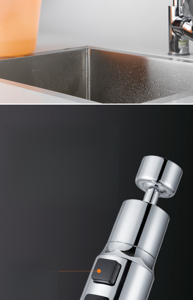 Kitchen Extender Pressure-Boosting Scraper Anti-Splash Faucet Universal Rotating Extended Nozzle Tool_voghion.com
