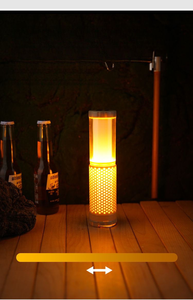 Einziehbare, magnetische, USB-aufladbare Arbeitsleuchte für den Außenbereich mit langer Akkulaufzeit – ideal für Zelt, Camping und Freizeit_voghion.com