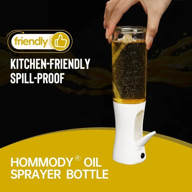Spray per olio da cucina - Flacone erogatore di olio d'oliva, nebulizzatore, riutilizzabile, per olio e aceto alimentare, accessori da cucina per flaconi spray_voghion.com