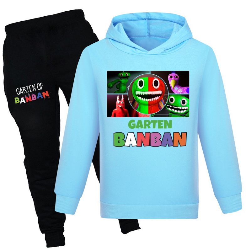 Boys And Girls Spring & Fall Sweatshirt + Pants Set 2310_voghion.com