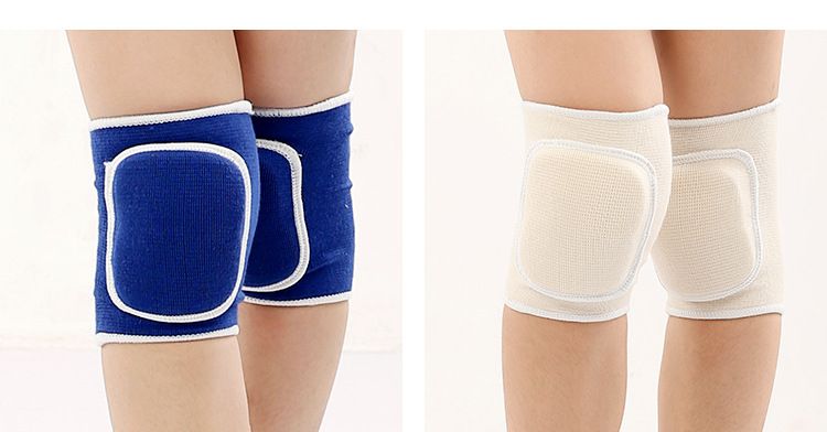 Ginocchiere da ballo per bambini in spugna 100% cotone, sport, pallavolo, danza, pattinaggio a rotelle, gomitiere anticaduta, traspiranti_voghion.com