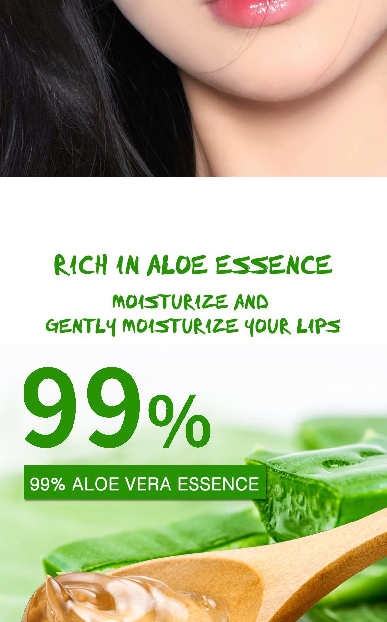 Rouge à lèvres Penifen P8067 Aloe Vera, rouge à lèvres changeant de couleur, hydratant, imperméable, antiadhésif, couleur longue tenue_voghion.com
