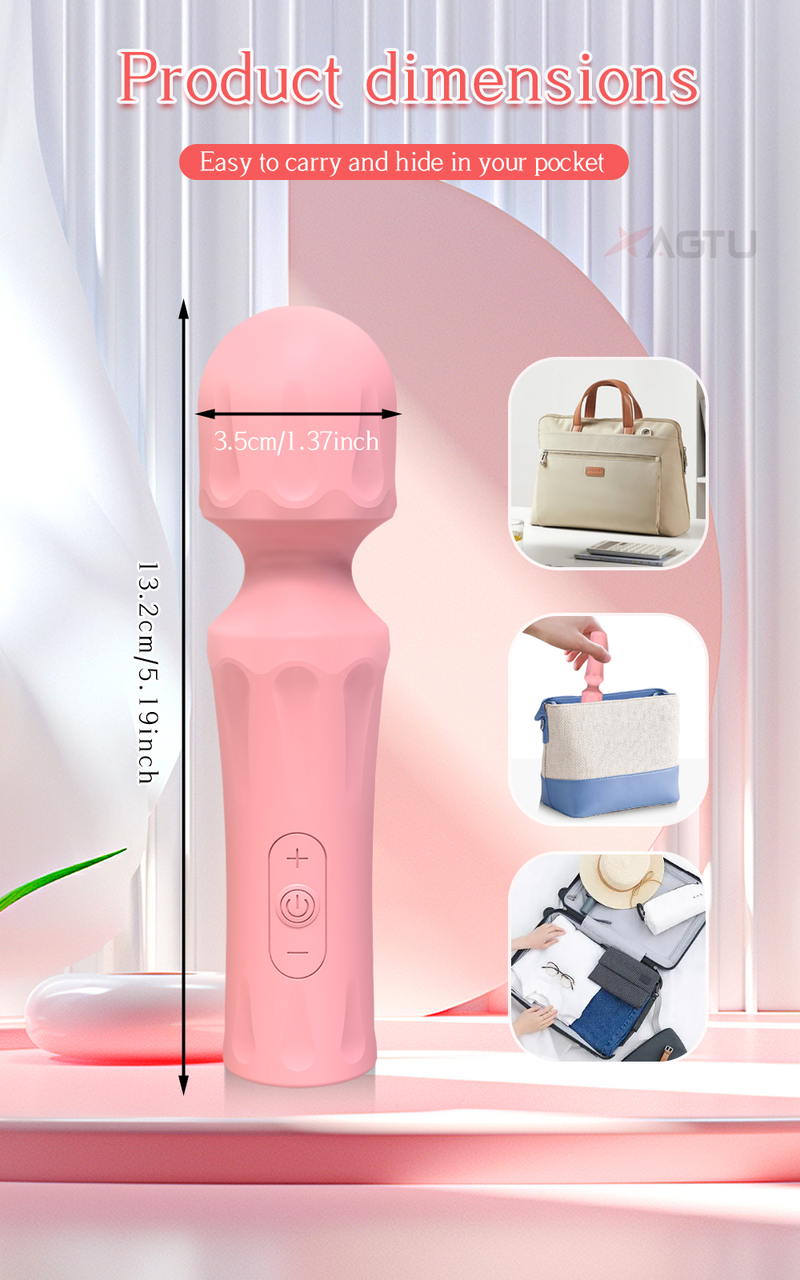 Wand AV Magic Vibrator for Women 10 modes Nipple Clitoris Stimulator Massager Clit Masturbator Adults Goods Se_voghion.com