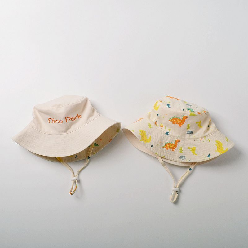 moinmlon printemps, été et automne style coréen nouveau chapeau de pêcheur double face pour enfants bébé protection solaire chapeau de soleil en coton chapeau bébé_voghion.com