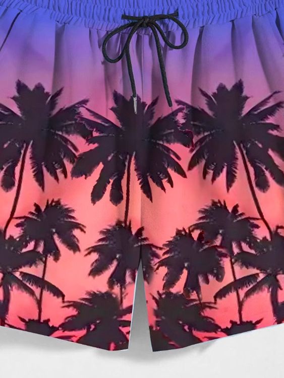 Foreign Trade Shorts Men, Three-point Pants, Sports Casual Pants Gradually Change Color, Beach Pants, Suitable For Vacation Fashion And Leisure_voghion.com