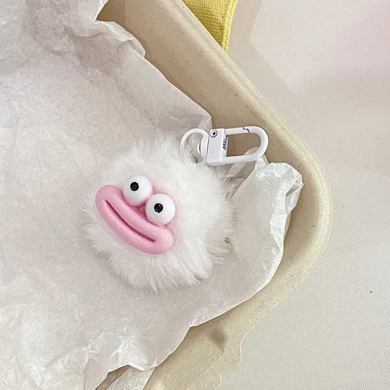 1pc süße Wurst Mund Plüsch Ball Schlüsselanhänger lustige Neuheit paar Schlüsselanhänger Rucksack Dekor Wohnheim Geschenk_voghion.com