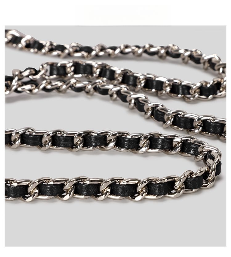 Südkorea Nischendesign Kette gewebtes Netz Mutter Tochter Mode Damen Umhängetasche_voghion.com