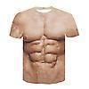20253d Digital Printed Muscle Funny T-Shirt_voghion.com