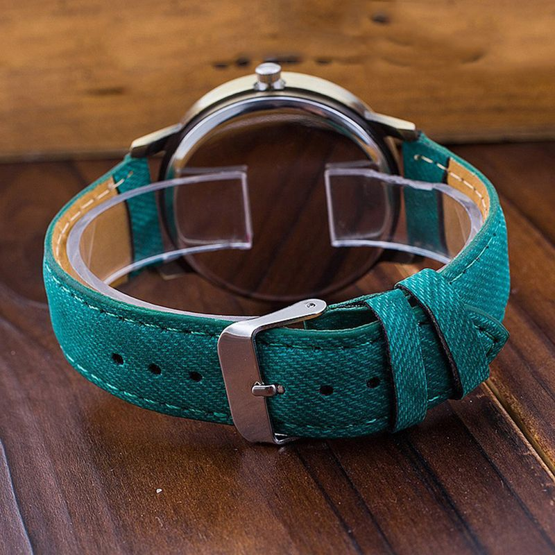 Yamaler Orologio da polso al quarzo analogico con quadrante rotondo, cinturino in tela per bicicletta retrò unisex_voghion.com