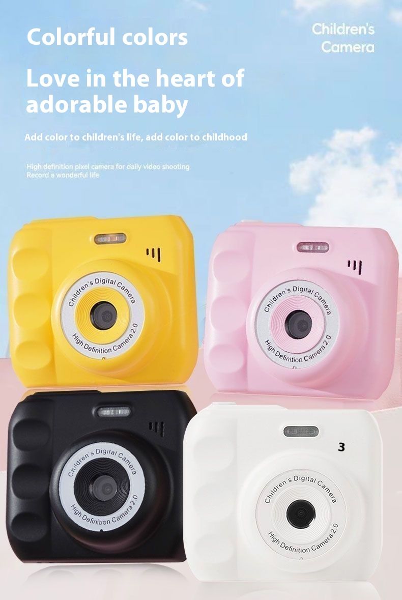 Xiaomi Youpin HD Cute Dual Digital Polaroid Student Campus Puede tomar fotografías y transferirlas a la cámara móvil_voghion.com