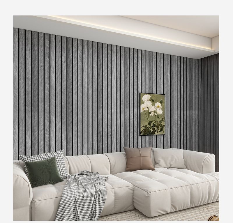 Thickened Self-Adhesive Grid Stickers Waterproof Moisture-Proof Wood Grain Living Room TV Background Wall_voghion.com