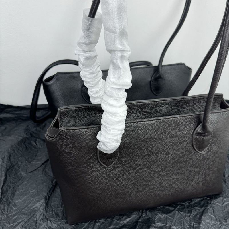 2024 Genuine Leather Simple Style Shoulder Senior Sensory Communication, Hardworking Handbag, Large Capacity Handbag_voghion.com