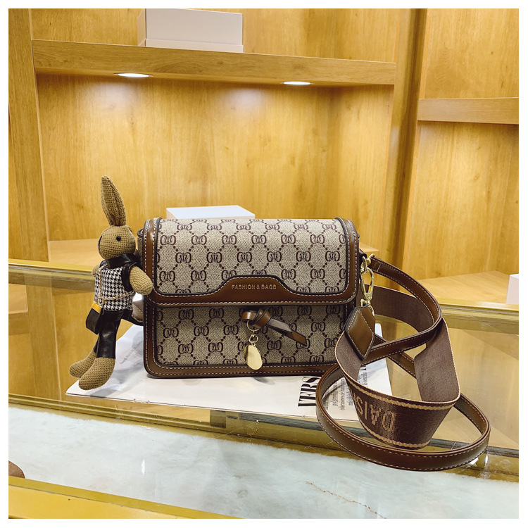 Borsa da donna a tracolla versatile di alta qualità autunno/inverno 2024 nuova moda a tracolla piccola quadrata alla moda Instagram_voghion.com