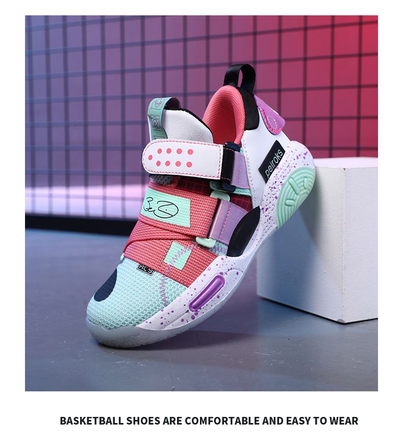 Mutter & Kinder Jungen Basketballschuhe Mesh Atmungsaktiv Professionelle Praktische Trainingsschuhe_voghion.com