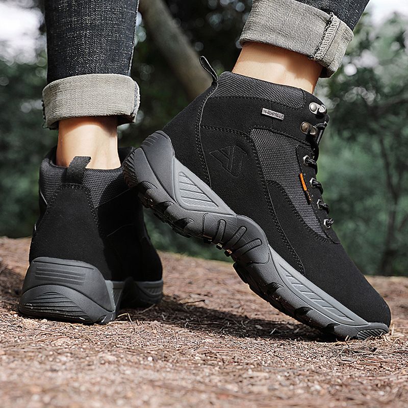 Chaussures de randonnée légères et rembourrées, chaussures d'entraînement en plein air, chaussures surdimensionnées 425_voghion.com
