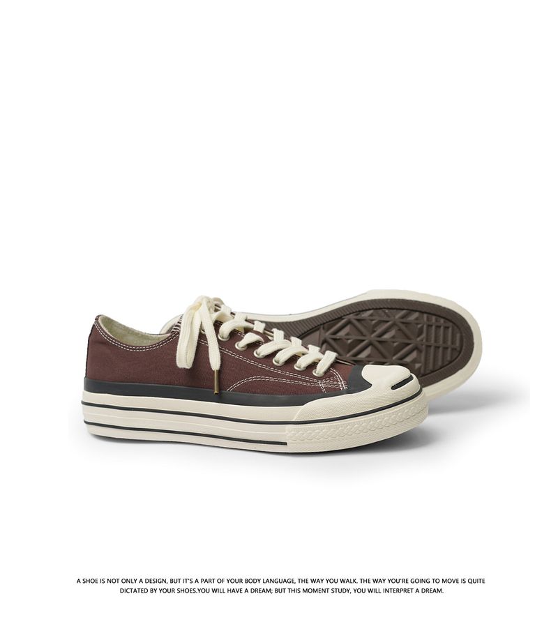 2024 novos sapatos brancos masculinos e femininos com sola grossa e respirável, lona com aumento de altura e cano baixo, da moda, japoneses e_voghion.com