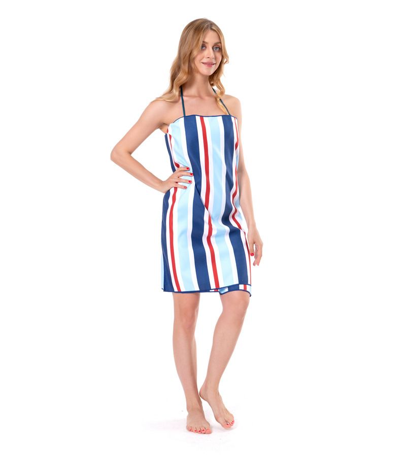 Toalla de playa de microfibra de doble cara: ultraabsorbente, de secado rápido y antiarena, ideal para nadar y disfrutar de las vacaciones (franela suave, ligera y portátil)._voghion.com