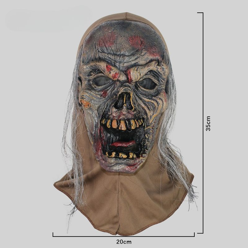 Felpe con cappuccio da film horror urlanti, maschere horror con smorfia, scherzi per feste in maschera, accessori per parodia di feste di Halloween_voghion.com