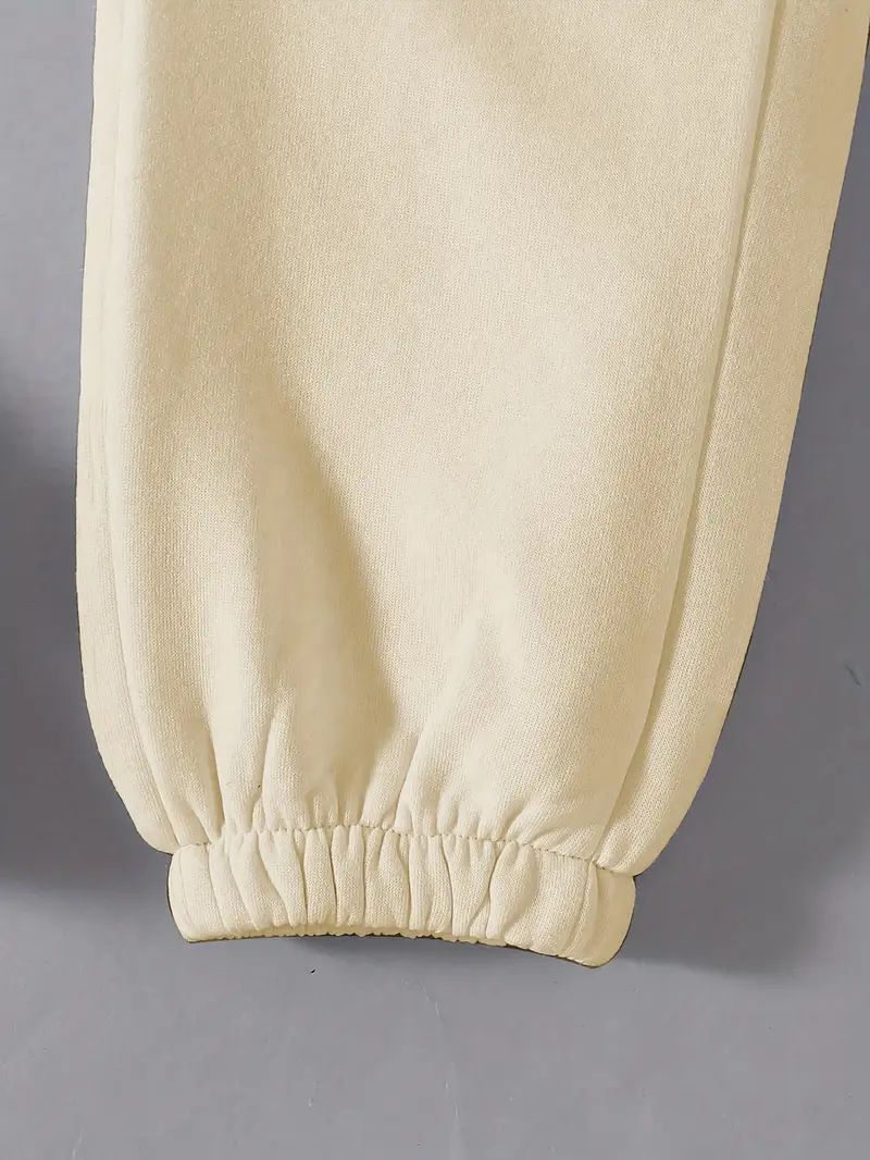 Tuta da donna stampata in due pezzi, con maglia a maniche lunghe e pantaloni con coulisse in vita, abbigliamento sportivo casual per primavera e autunno._voghion.com