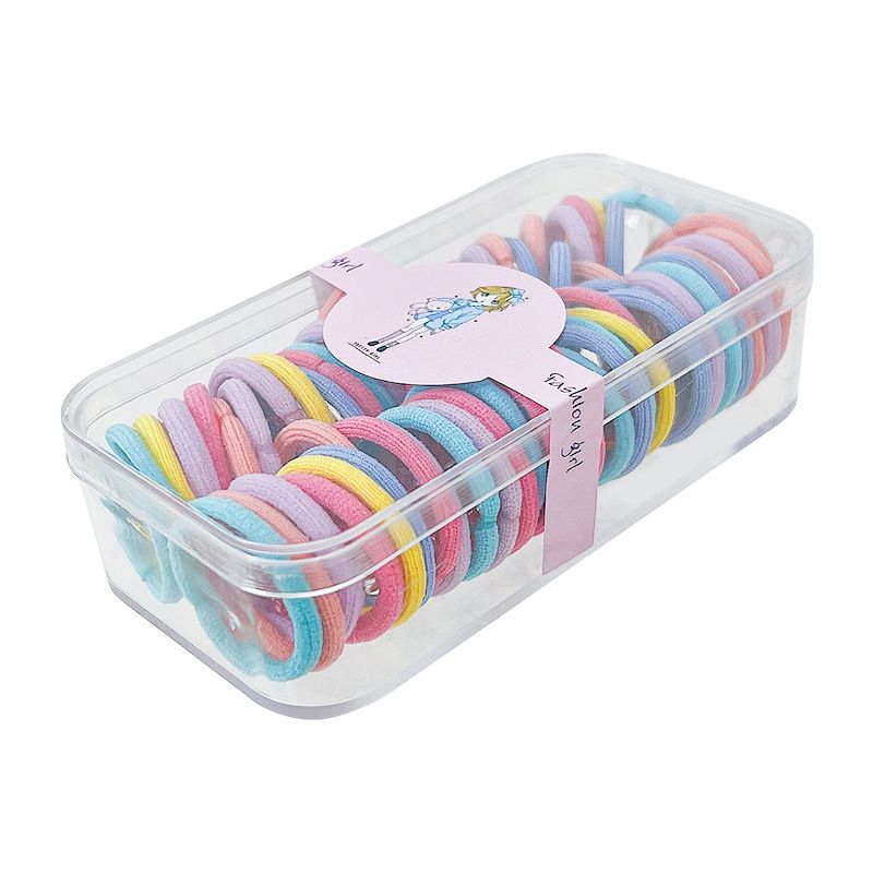 Unisex Box pandebånd Pandebånd Højt elastisk elastikbånd til piger og børn hårslips pandebånd hårtilbehør_voghion.com