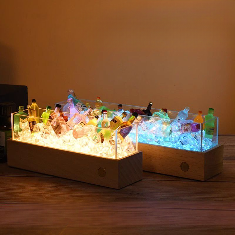 【 4139 Leit Kollektioun 】 DIY Gefriersimulatioun Wäifläsch Nuecht Desktop Schlofkummer Nuecht Liicht Dekoratiounsluucht_voghion.com