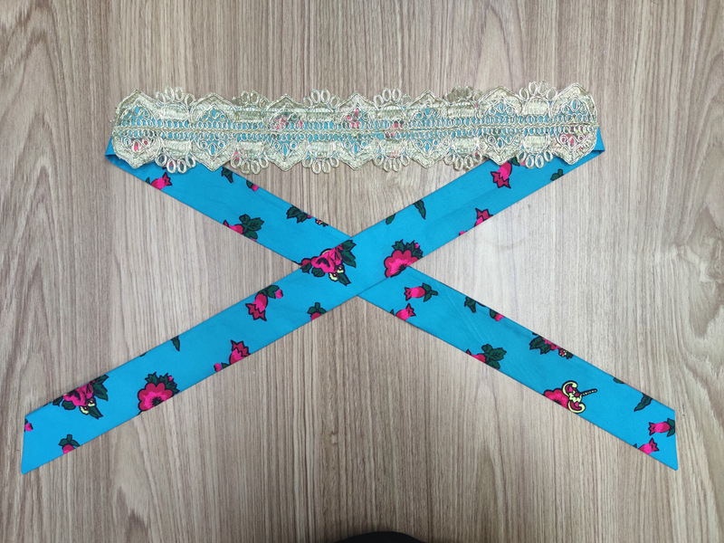 Damkläder tryck broderi spets mesh klänning dubai muslimska muslimska kvinnor_voghion.com