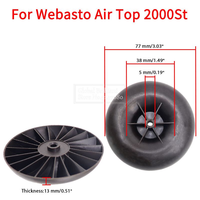 Parking Heater Blower Fan Motor Accessories Kits Eberspacher Airtronic D2 D4 Air Top 2000ST For Webasto 5000/3500_voghion.com