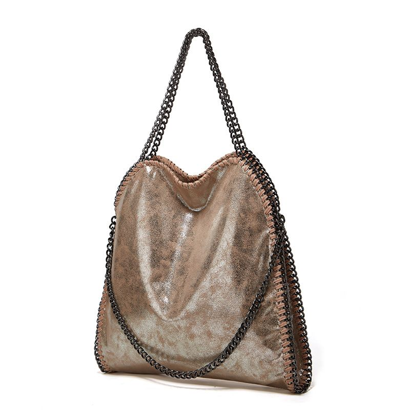 Genți Vintage Nou Mare Stella Stack Lanț Portabil Umăr Geanta Femei Moda Europeană Și Americană M Același Stil_voghion.com