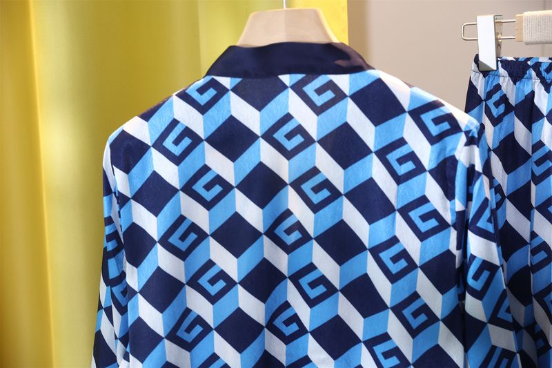 nuovo pigiama da donna in seta di ghiaccio vestito per la casa stile in stile abito con scollo a V _voghion.com