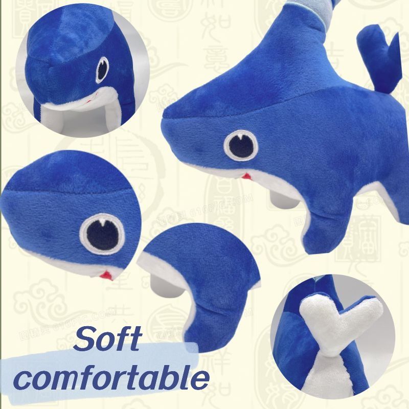 Shark Dog Plush Funny Toy For Kids Perfect Gift For And Holidays Festivals_voghion.com