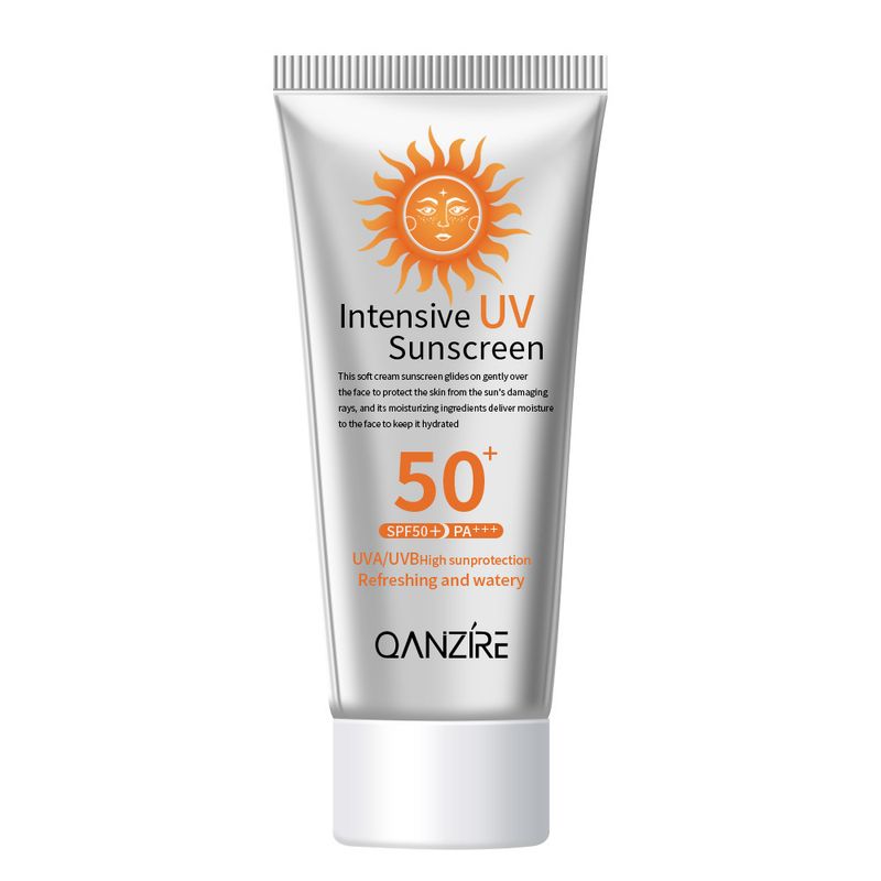 Täysin englanninkielinen SPF50+ tehokas aurinkovoide ultravioletti- ja hikoilua vastaan sotilaskoulutuksessa_voghion.com