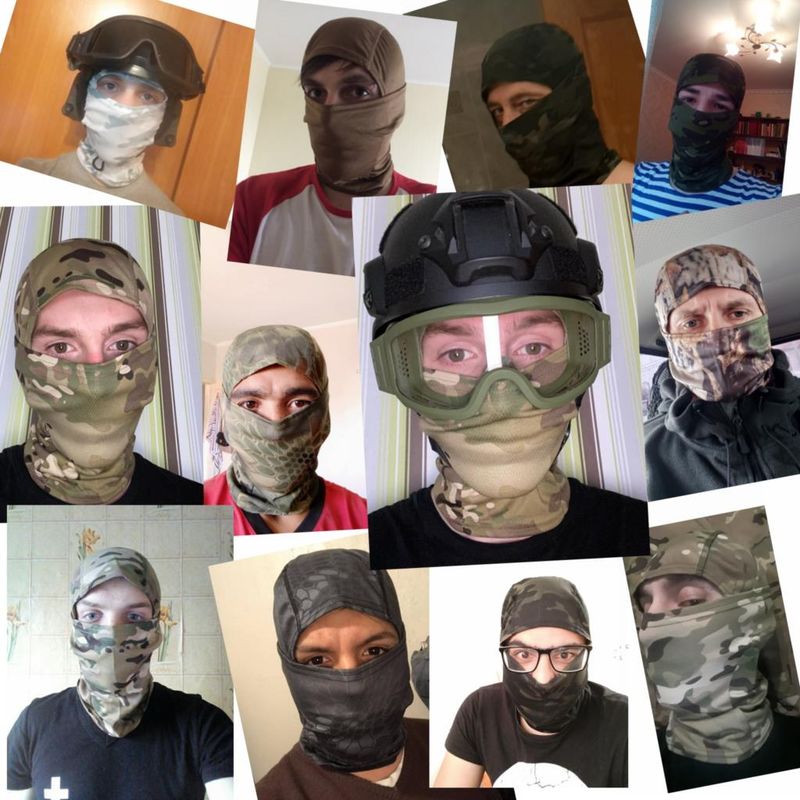 Pasamontañas de camuflaje para hombre, máscara integral CS para esquí, ciclismo, caza, cubierta para cabeza y cuello, forro para casco, gorra, bufanda multicámara_voghion.com