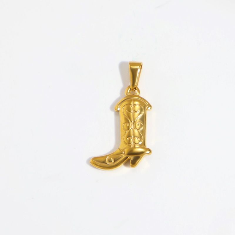 Accesorio colgante para collar dorado con forma de cruz de helado para motocicleta o bicicleta_voghion.com