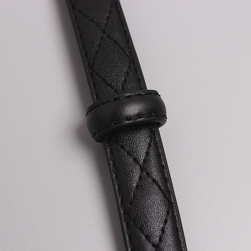 Niche design women's belt twist buckle belt girdle retro fashion simple matching pants and skirt trendy_voghion.com