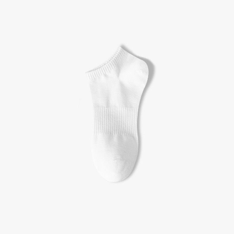 2025e Men's Deodorant Sweat-Absorbing Spring Cotton Sports Mid-Calf Thin Solid Color Short Summer Women's Boat Socks_voghion.com