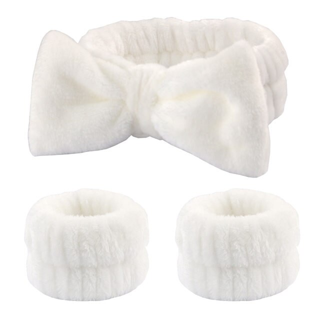 2 tk käepaela näo pesemiseks, pehme mikrokiust randme higipael, korduvkasutatav meigirätik, randmetüdrukute elastsed dušipaela peapaelad_voghion.com